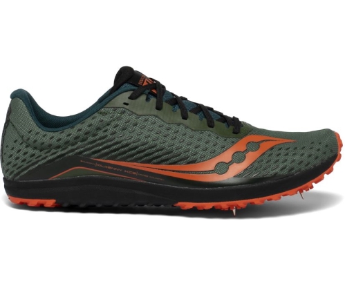 Tenis Saucony Kilkenny XC8 Spike Hombre Zapatillas Running Pine México MX-842-UT